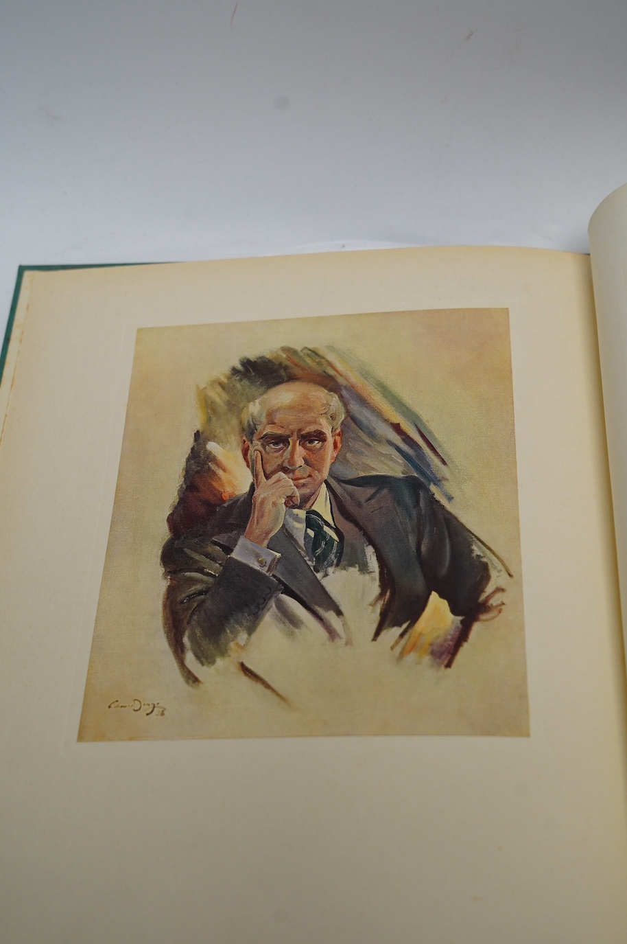 Masefield, John - The Country Scene, 1st edition, illustrated with 42 coloured plates by Edward Seago, 4to, half cloth, Collins, London, 1937 and Tribute to Ballet, illustrated by Edward Seago, Collins, London, 1938 (2).